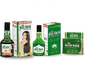 KESH KING Herbal Hair Care Kit OIL 120ml + SHAMPOO 120ml + 30 Capsules FREE SHIP
