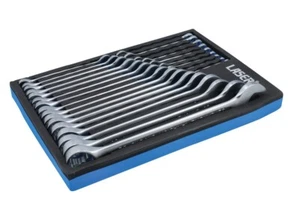 Laser 8717 Metric Bi-Hex (12Pt) Combination Spanner Set 25 Piece 6 to 32mm TSP4 - Picture 1 of 8