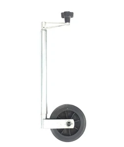 Jockey Wheel Smooth Leg 34mm NO Bracket Fits Bradley Trailer Ifor Williams NEW - Picture 1 of 6