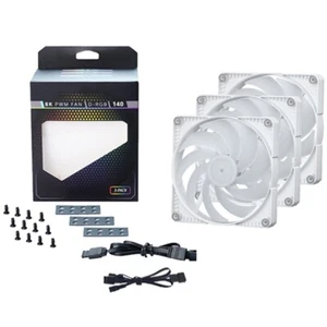 3PCS PWM 5V ARGB LED Computer Heatsink Cooler Radiator 14cm Cooling Fan 1500rpm - Photo 1/8