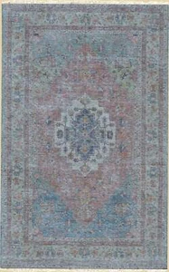 Crimson Heritage Blue Rug - Picture 1 of 8