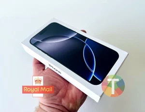 SEALED Apple iPhone 16 Pro Max Black Titanium (Unlocked) FAST Next Day Delivery - Afbeelding 1 van 11