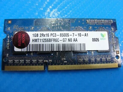MacBook Pro A1278 Hynix 2Rx16 1GB PC3-8500S SO-DIMM Memory RAM HMT112S6BFR6C-G7 - Image 1 of 3