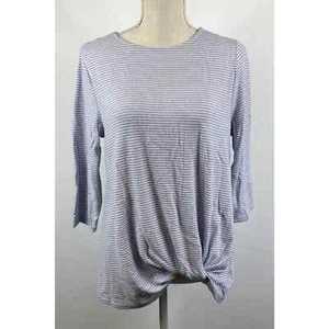 Matty M Knot Striped Top Color Lavender Women's Size XS - Picture 1 of 5