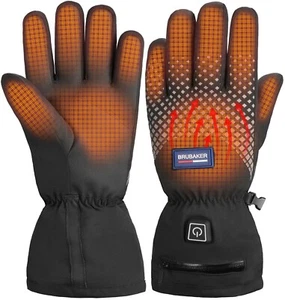 BRUBAKER Beheizbare Ski Snowboard Winter Handschuhe Wasserdicht Akku Temp Regler - Bild 1 von 6