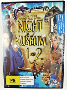 Night at the Museum 1 & 2 DVD Ben Stiller Double Movie Edition - NEW SEALED - Picture 1 of 5