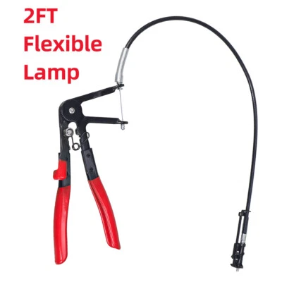 24" Radiator Brake Fuel Oil Removal Tool Flexible Lock Hose Clip Clamp Plier - Image 1 of 4