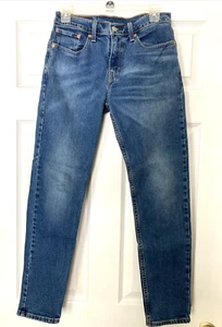 Levis 512 Jeans Men's Blue Denim Slim Taper Fit Medium Wash Size W 28 L 30 - Picture 1 of 14