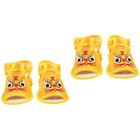  2 Pairs of Baby Embroidered Shoes Chinese Tiger Shoes Infants Shoes Infant