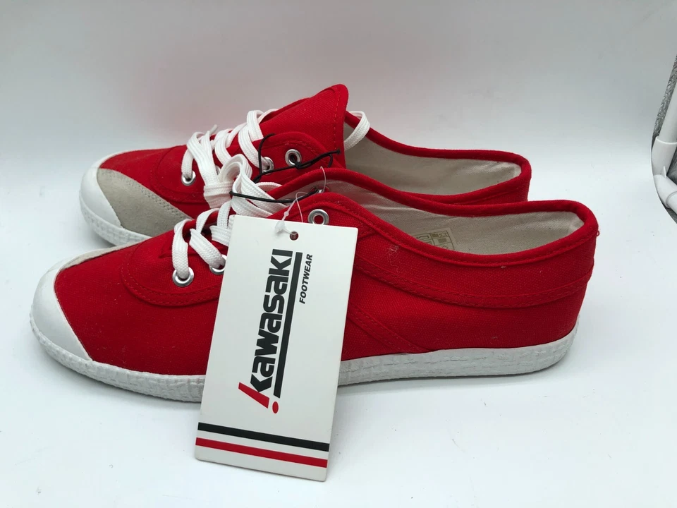 Zapatillas Kawasaki Nuevas Rojo Ardiente Hombres Talla US 9 - EU 43 Con Cordones Nuevos con Etiquetas Zapatos - Imagen 1 de 4
