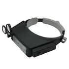 Magnifying Glasses 2LED Lights Lamp Head Loupe Jeweler Headbands Magnifier Glass
