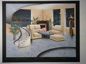 John O'Brien, Art Deco  Lithograph Print 1,100 limited issue 30"x24" new - Picture 1 of 2