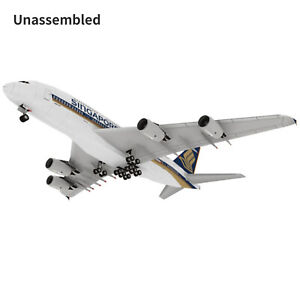 1:120 A380 Singapore Airlines Civil Airliner Paper Model Unassembled Ornaments