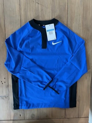 Nike Stock Long Sleeve Baseball Windshirt Boy's Medium (10-12) Royal Blue DO9177 - Image 1 of 2