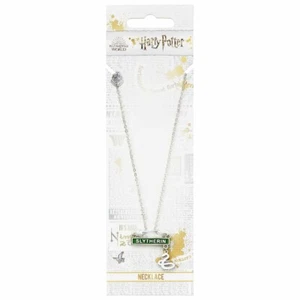 Harry Potter Collana Serpeverde Slytherin Con Charm Serpe Ufficiale + Confezione - Foto 1 di 4