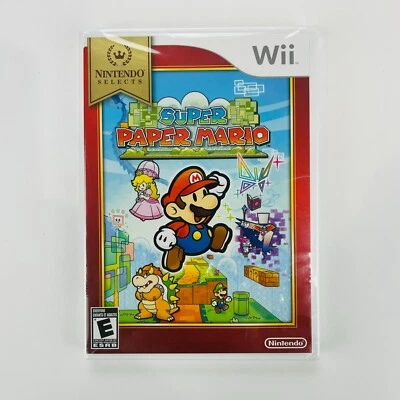 Super Paper Mario (Nintendo Wii) - Nintendo Selects - Brand New - Factory Sealed - Image 1 of 4