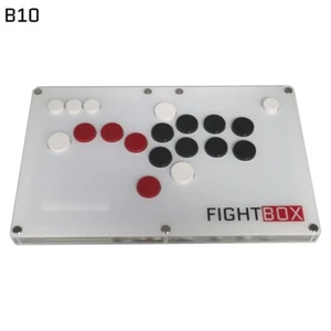 FightBox B10 Controller di gioco arcade senza leva con tutti i pulsanti per PC Switch - Foto 1 di 10