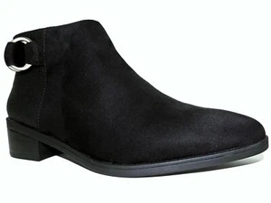 Botines para mujer Bella Vita Henley II negros súper gamuza/serpiente talla 7,5 M - Imagen 1 de 6