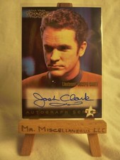 Star Trek Voyager Profiles autograph card A18 Josh Clark Lieutenant Joseph Carey