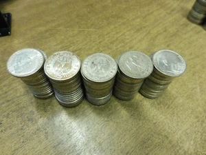 Deutsches Reich , 10 x 5 RM Mark Silber , J.360 , Investment / Anlegerposten - Bild 1 von 1