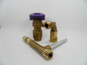 RECLAIMED WATER 3/4" BRASS QUICK COUPLER VALVE -LOCKING COVER-SWIVEL RAIN BIRD - Picture 1 of 2