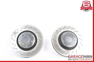 07-14 Mercedes W221 S550 CL600 Front Right & Left Brake Rotors Disk Set of 2 OEM - Picture 1 of 17