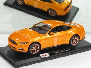 2015 FORD MUSTANG GT COUPE METALLIC ORANGE 1:18 NEW IN BOX !!!! - Picture 1 of 5