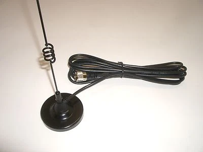 JETSTREAM JTM2P 2m/70cm VHF/UHF 3in MAGNETIC DUAL BAND ANTENNA w/ CABLE & PL-259 - Image 1 of 2