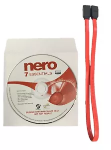 Nero 7 Essentials Software Disc Only + Foxconn SATA Cable 1.6ft - Picture 1 of 1