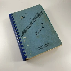1974 ST. JOSEPH'S AUXILIARY COOKBOOK PALATINE ILLINOIS 448 Pages - Picture 1 of 11