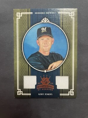 2005 Diamond Kings Materials Framed Red #358 Geoff Jenkins Jsy-Pants/200 - Image 1 of 2