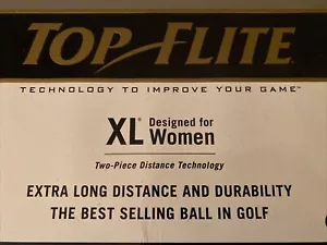 Vintage Spalding Top Flight XL-W EXTRA LONG 18 Pack Golf Balls New In Box - Picture 1 of 2