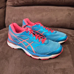 Asics Womens Gel Cumulus 18 T6C8N Blue Running Shoes Sneakers Size 9 - Picture 1 of 15