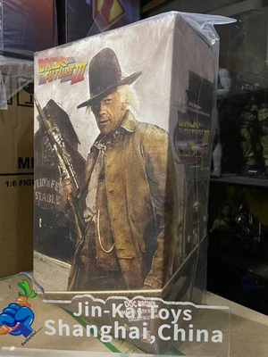 Em estoque Novo Hot Toys MMS617 De Volta para o Futuro Parte III - Escala 1/6 Doc Brown - Imagem 1 de 4