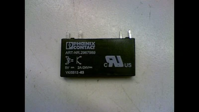 Phoenix Contact 2967989, Miniture Solid-State Relay, Opt- 5Dc/ 24Dc/ 2 2967989 - Image 1 of 3