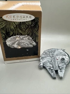Hallmark 1996 Star Wars Millennium Falcon Light Magic Keepsake Ornament QLX7474 - Bild 1 von 8