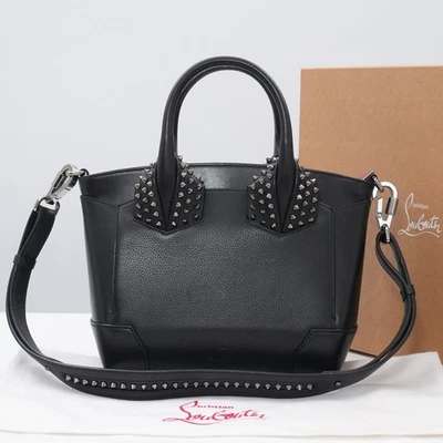 CHRISTIAN LOUBOUTIN Eloise Small Satchel 116154 Hand Bag Italy Auth #52543A - Image 1 of 4