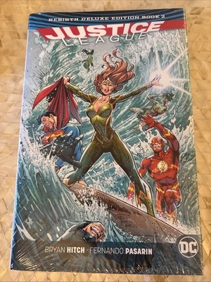 Liga de la Justicia: El Renacimiento Edición Deluxe Libro 2 por Bryan Hitch DC Comics JLA Foto 1 de 3