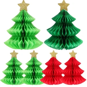 6 Stück Waben Hängedeko Partyschmuck Weihnachtsdeko - Bild 1 von 12