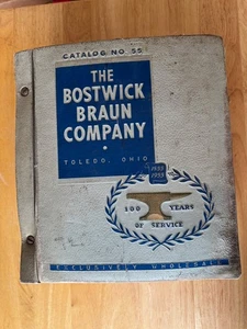 Vintage 1955 The Bostwick Braun Company 100 Years of Service Catalog No. 55 - Bild 1 von 12