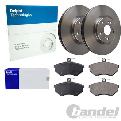 DELPHI Dischi Freno 320mm + Pastiglie Anteriori Adatto A per Honda Accord 8 Cu - Immagine 1 di 3