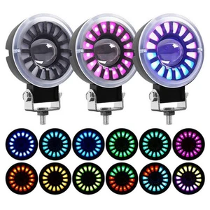 LED Headlight 2000 Luminous Flux Aluminum Construction Direct Installation - Picture 1 of 7