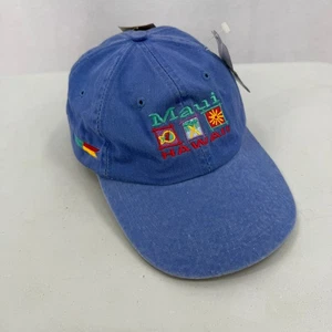 Ahead Authentic Maui Hawaii Mütze blau verstellbarer Riemen hinten Dad Cap neu - Bild 1 von 9