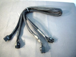 2 Black 8pin to 8pin (6+2) PCIE VGA Power Supply Cable for EVGA - Picture 1 of 3
