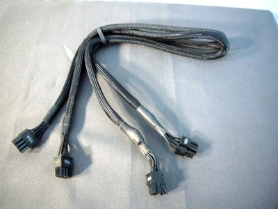 2 Black 8pin to 8pin (6+2) PCIE VGA Power Supply Cable for EVGA - Image 1 of 3