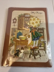 NOS Vintage My Recipe Card Book Organizer Binder & Pockets Unused - Picture 1 of 6