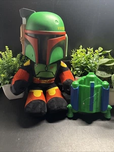 Figura de peluche Star Wars Boba Fett función de clonación de voz 12" de alto ¡EXCELENTE ESTADO FUNCIONA! - Imagen 1 de 4
