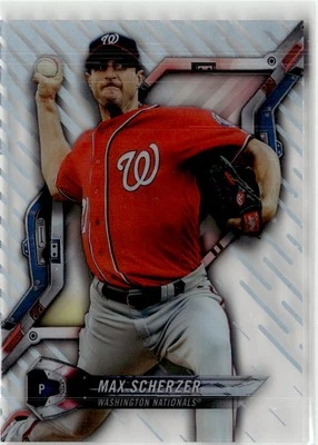 2018 Topps High Tek #HT-MS Max Scherzer Pattern 2 - Image 1 of 2