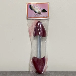 Vintage Shoe Tree Trees Pair Set Youngs Talbot Red Trainer Form Shaper Stretcher - Picture 1 of 4
