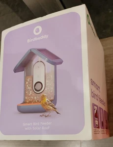 Bird Buddy Smart Bird Feeder With Solar Roof and HD Camera Solar Powered NEW - Picture 1 of 2